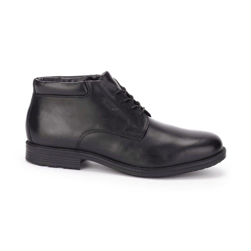 Rockport Støvler Herre Svart - Essential Details Waterproof Chukka - OFZD98431
